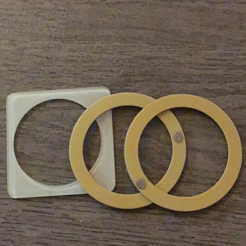 Furla bangle bracelets. Set of three.